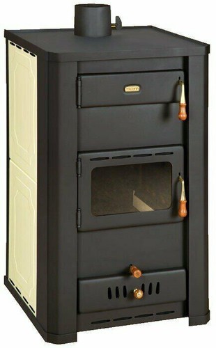 Wood stove for central - , heating