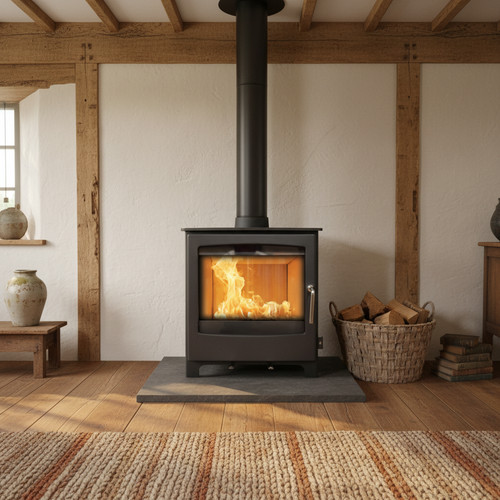 Solway 8kw wood burning stove - wood,