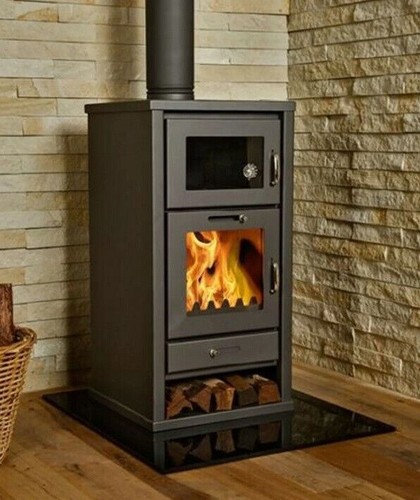 Wood burning stove oven - burning,
