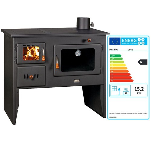 Wood burning range - burning, cooker